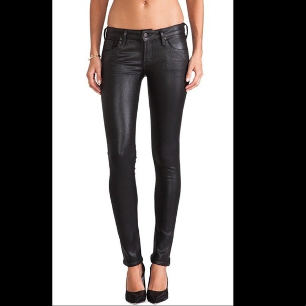 Citizen's of Humanity Racer Coated Skinny - Black